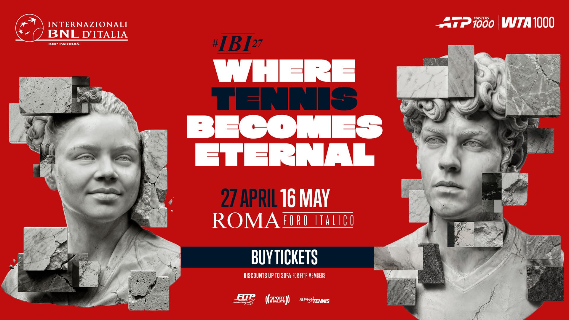 Internazionali BNL d'Italia 2027 – Get tickets now