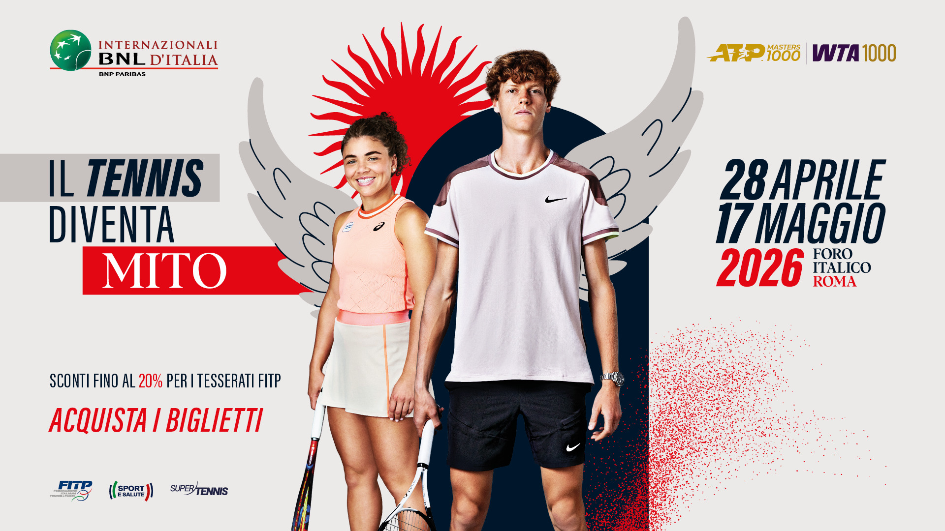 Scegli il posto<br>al Foro Italico